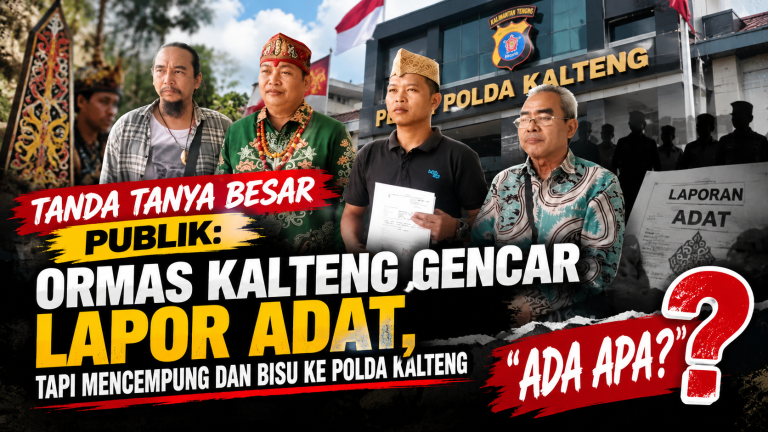 Kedemangan Palangkaraya Melaporkan Ingkit Djaper Ke Kedemangan Adat